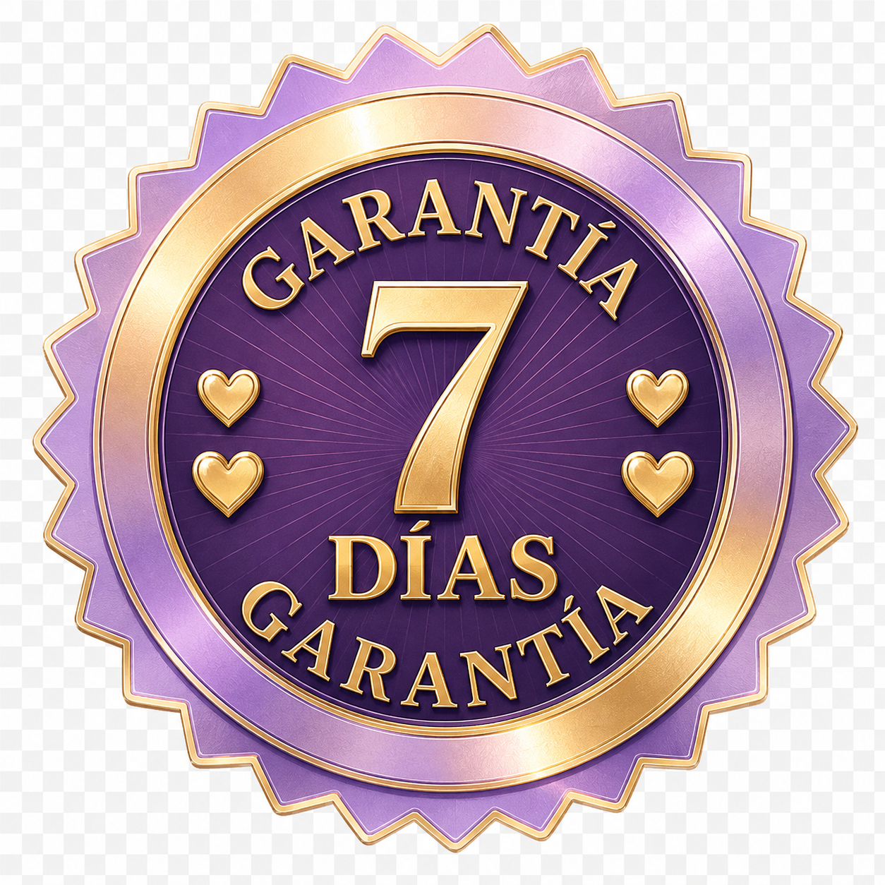 Sello de garantía de 7 días